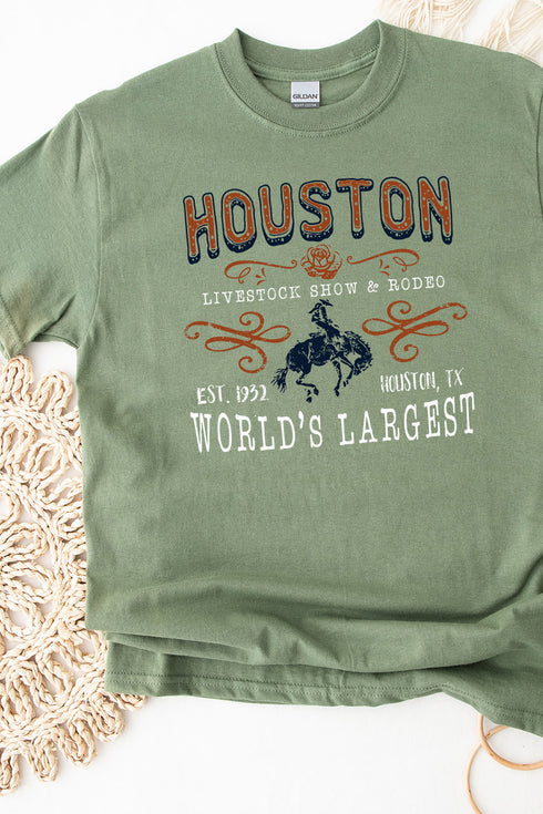 Houston Livestock Short Sleeve Relaxed Fit T-Shirt