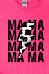 Mama Cow Lightning Bolt Short Sleeve Relaxed Fit T-Shirt
