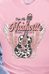 Take Me To Nashville Short Sleeve Relaxed Fit T-Shirt