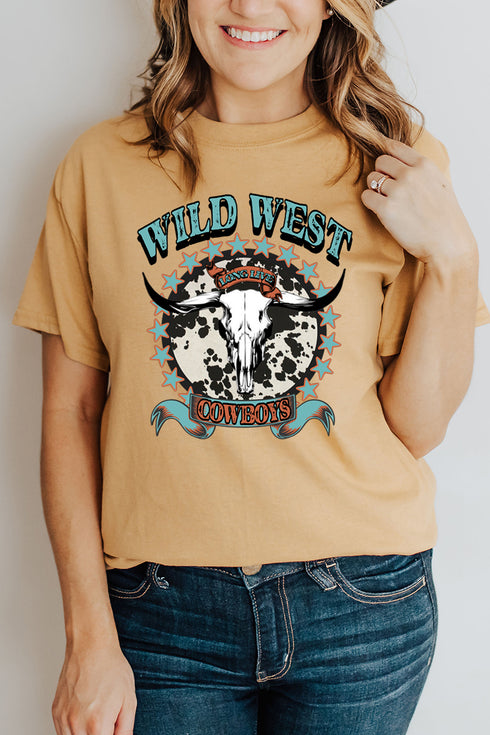 Wild West Cowboys Short Sleeve Relaxed Fit T-Shirt