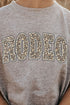 Toddler Arched Rodeo Leopard Heavy Cotton T-Shirt