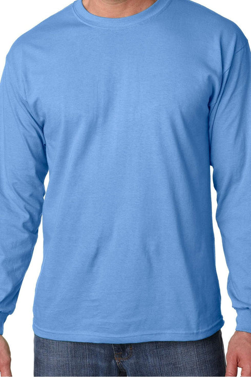 Howdy Y'all Puff Vinyl Heavy Cotton Long Sleeve Adult T-Shirt