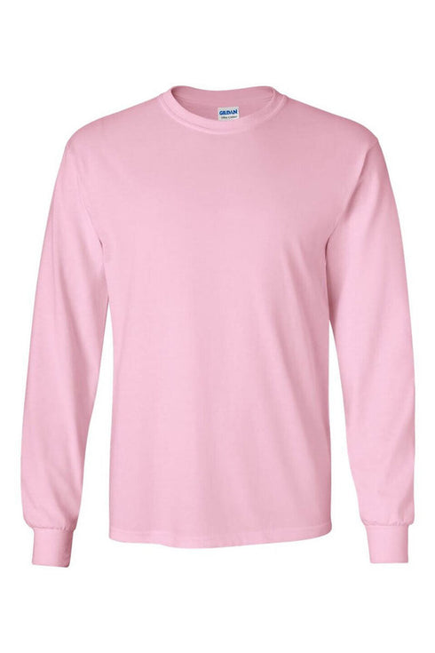Howdy Y'all Puff Vinyl Heavy Cotton Long Sleeve Adult T-Shirt
