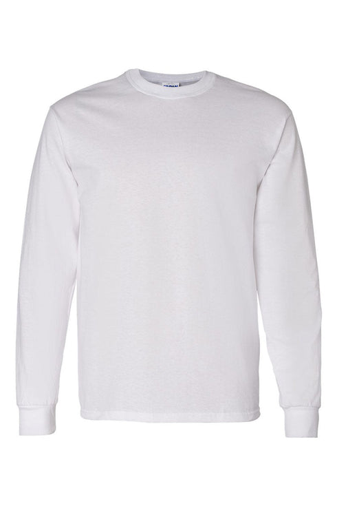 Howdy Y'all Puff Vinyl Heavy Cotton Long Sleeve Adult T-Shirt