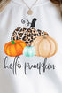 A Little Cheetah Hello Pumpkin Unisex NuBlend Crew Sweatshirt