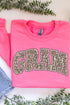 Arched Gram Leopard Unisex NuBlend Crew Sweatshirt
