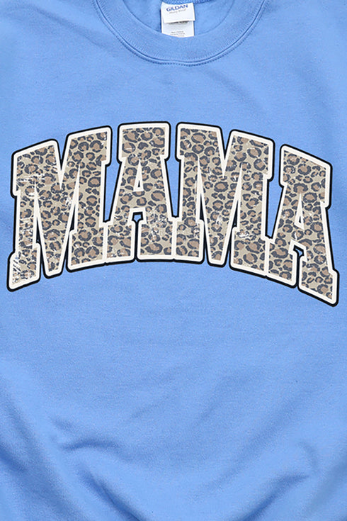 Arched Mama Leopard Unisex NuBlend Crew Sweatshirt