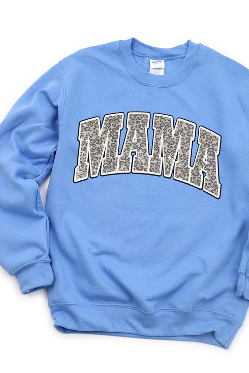 Arched Mama Leopard Unisex NuBlend Crew Sweatshirt