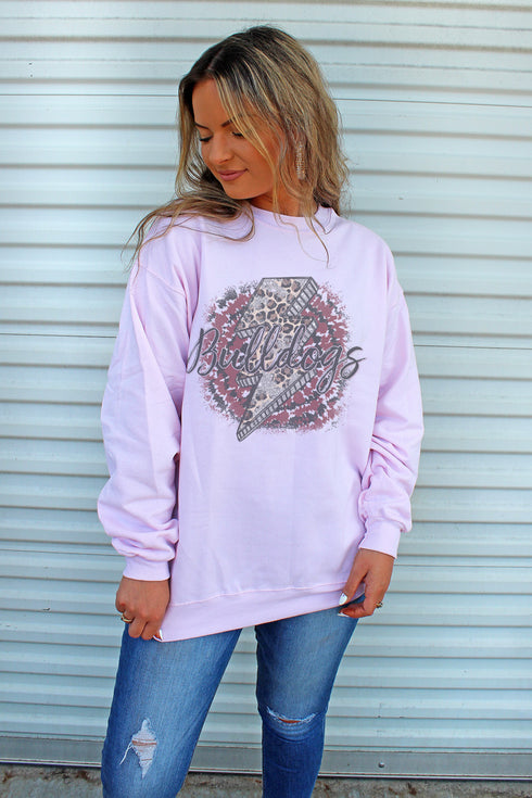 Bolt Bulldogs Maroon Unisex NuBlend Crew Sweatshirt