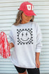 Checkered Happy Strike Unisex NuBlend Crew Sweatshirt