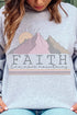 Faith Can Move Mountains Unisex NuBlend Crew Sweatshirt