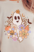 Flower Power Hippie Ghoul Unisex NuBlend Crew Sweatshirt
