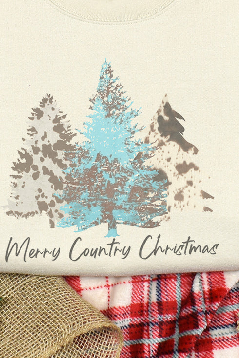 Merry Country Christmas Unisex NuBlend Crew Sweatshirt