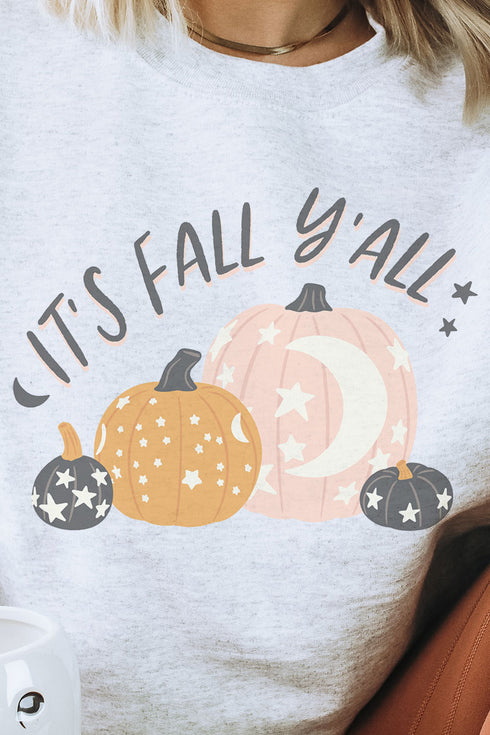 Midnight It's Fall Y'all Unisex NuBlend Crew Sweatshirt