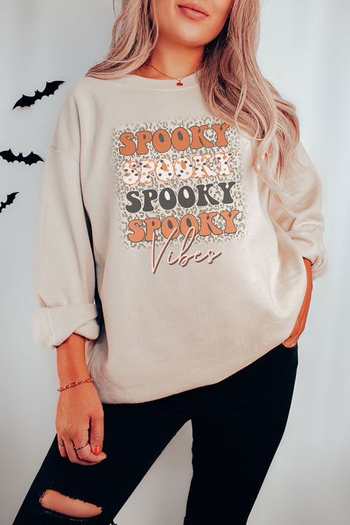 Stacked Spooky Vibes Unisex NuBlend Crew Sweatshirt