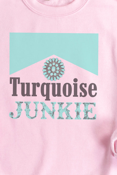 Turquoise Junkie Unisex NuBlend Crew Sweatshirt