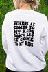 Mama Don't Play Happy Face Puff Vinyl Unisex NuBlend Crew Sweatshirt