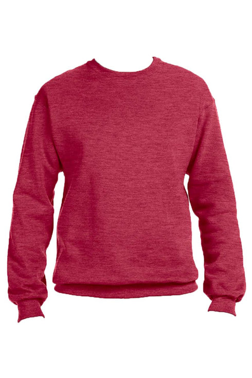 Faux Sequin Maroon MS Transfer Unisex NuBlend Crew Sweatshirt