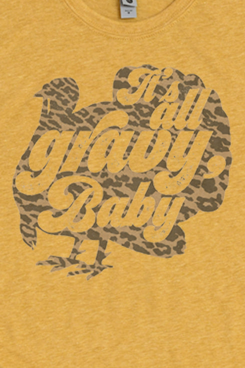 It's All Gravy Baby Turkey Poly/Cotton Tee