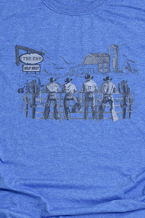 Cowboys In The Wild West Softstyle Adult T-Shirt