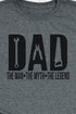 Dad Man Myth Legend Softstyle Adult T-Shirt