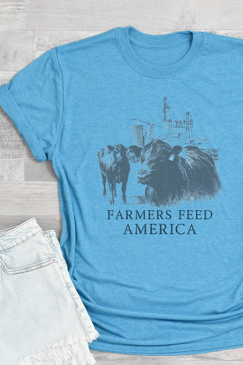 Farmers Feed America Softstyle Adult T-Shirt