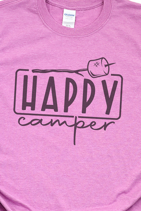 Happy Camper Smores Softstyle Adult T-Shirt