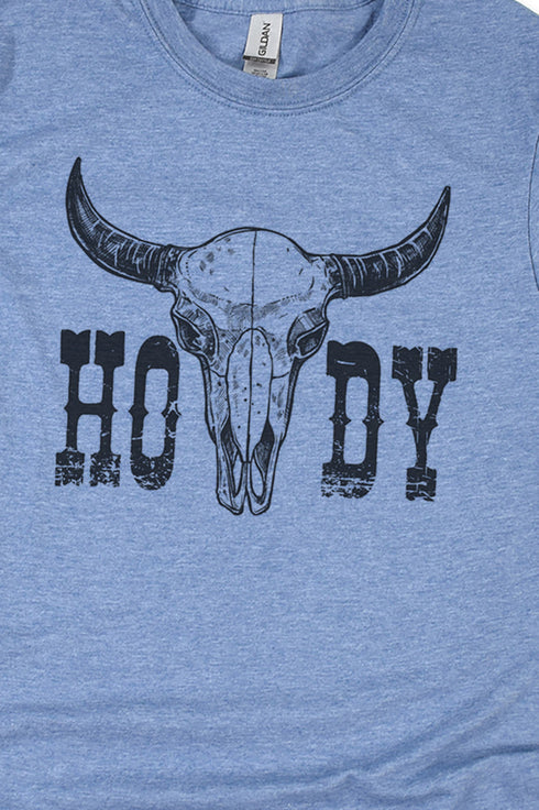Howdy Steer Softstyle Adult T-Shirt