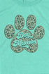 Leopard Paw Dog Mama Softstyle Adult T-Shirt