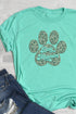 Leopard Paw Dog Mama Softstyle Adult T-Shirt