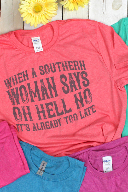 Southern Woman Says Softstyle Adult T-Shirt