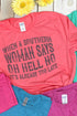 Southern Woman Says Softstyle Adult T-Shirt
