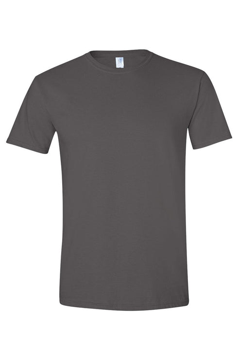 Checkered Christmas Coffee Softstyle Adult T-Shirt