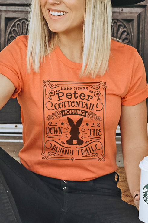 Here Comes Peter Cottontail Softstyle Adult T-Shirt