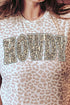 Arched Howdy Leopard Fine Jersey Tee