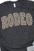 Arched Rodeo Leopard Fine Jersey Tee