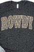 Arched Rowdy Leopard Fine Jersey Tee