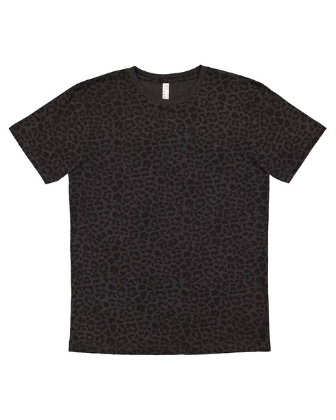 Arched Yeehaw Leopard Fine Jersey Tee