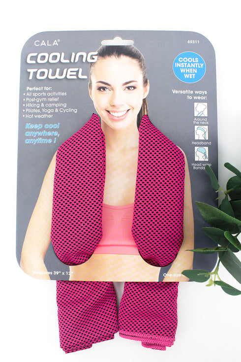 Hot Pink Cooling Towel