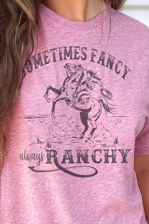 Always Ranchy Melange Jersey Tee