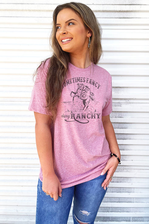 Always Ranchy Melange Jersey Tee