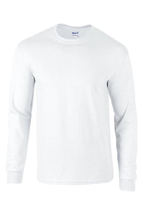 Sketch Farm Fresh Christmas Trees DryBlend Adult Long Sleeve Tee