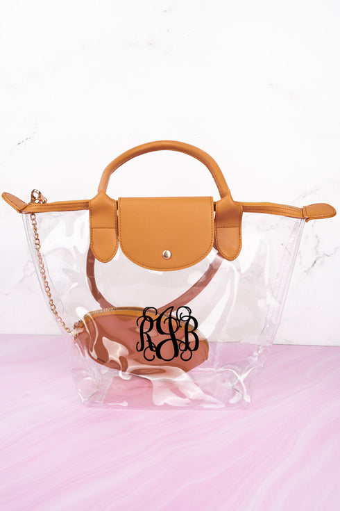 Clear As Day Tote Bag, Beige