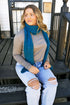 East Coast Chill Scarf, Teal