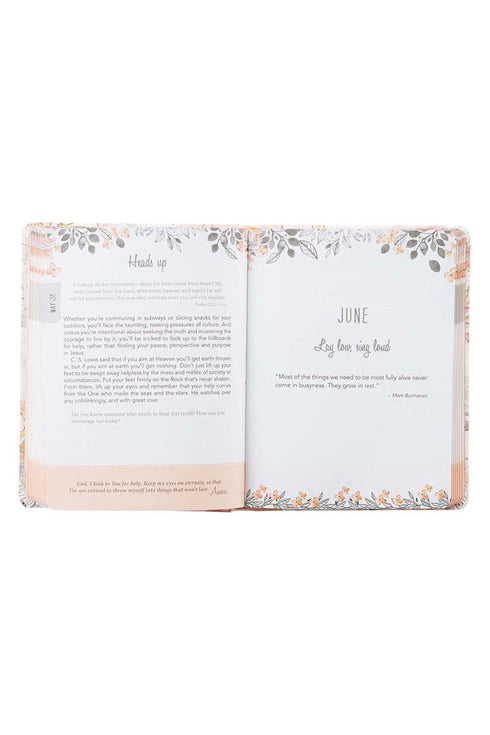Walking in Grace Faux Leather Devotional