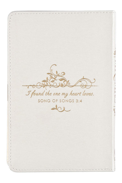 Mr. & Mrs. 366 Devotions for Couples White Faux Leather Devotional