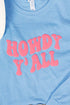 Howdy Y'all Puff Vinyl Heavy Cotton Long Sleeve Adult T-Shirt