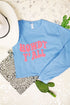 Howdy Y'all Puff Vinyl Heavy Cotton Long Sleeve Adult T-Shirt