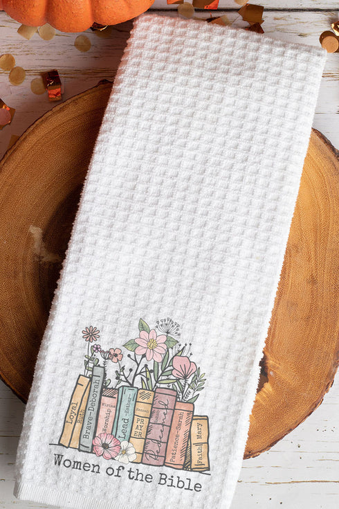 Women Of The Bible Waffle Kitchen Towel