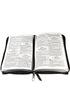 Black LuxLeather Zippered Compact KJV Bible